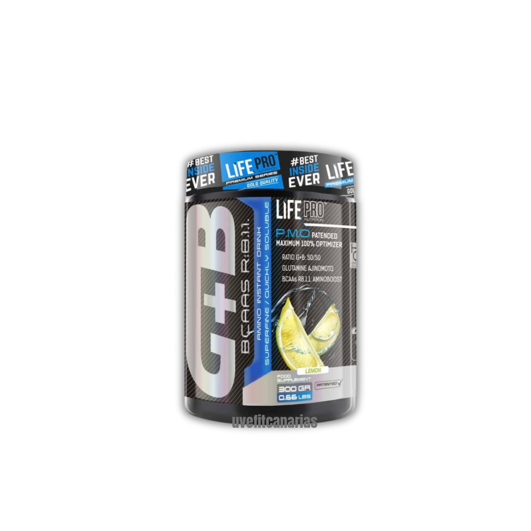 BCAA+ Glutamina Ajinomoto, Limón 300 gr - LifePro