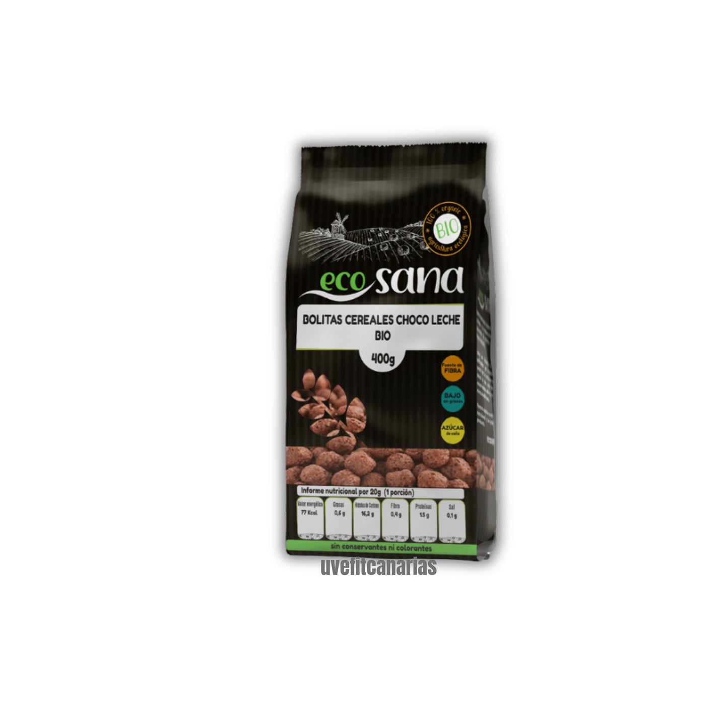 Bolitas de cereales choco leche, Bio 400gr - EcoSana