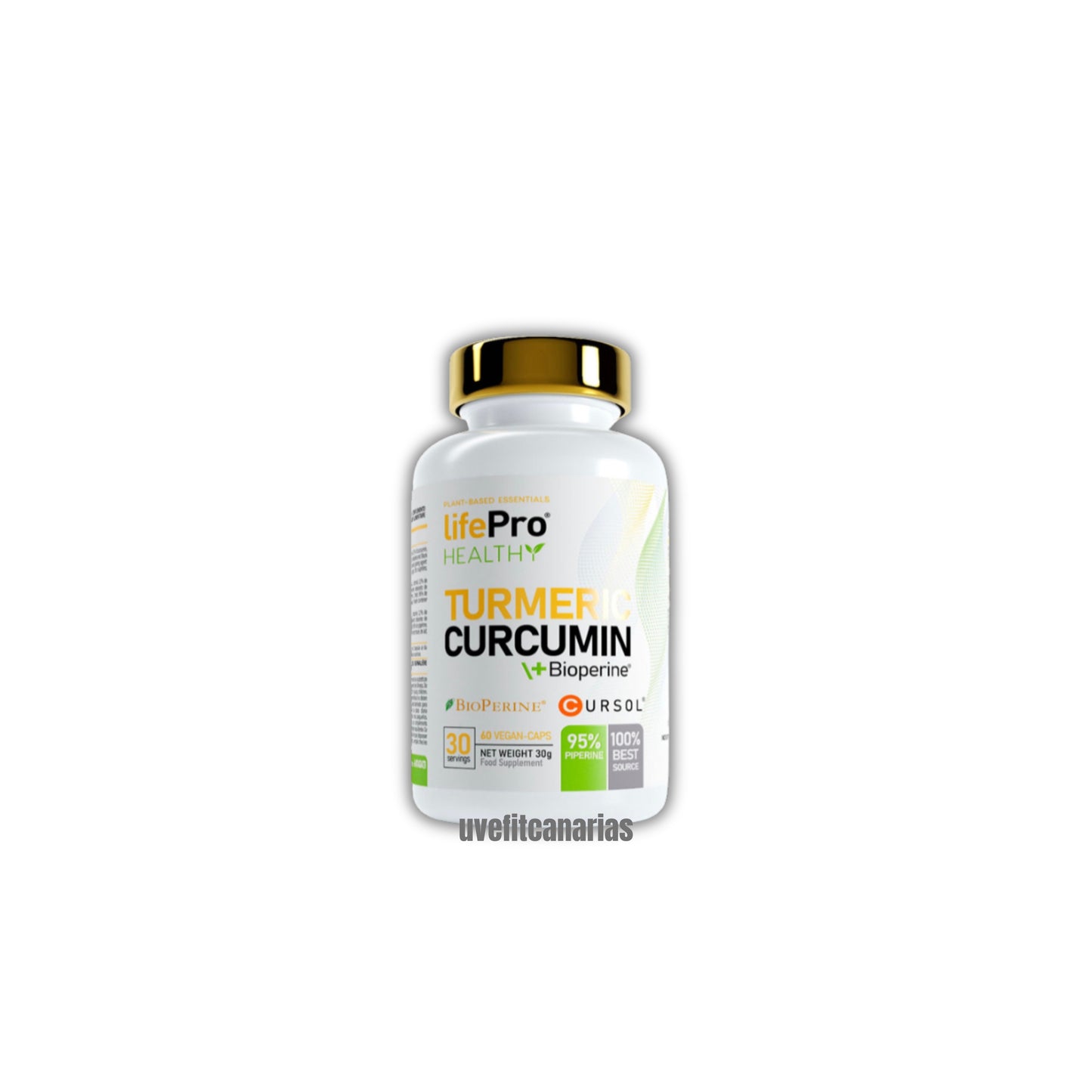 Turmeric Curcumin + Bioperine, 60cap - LifePro