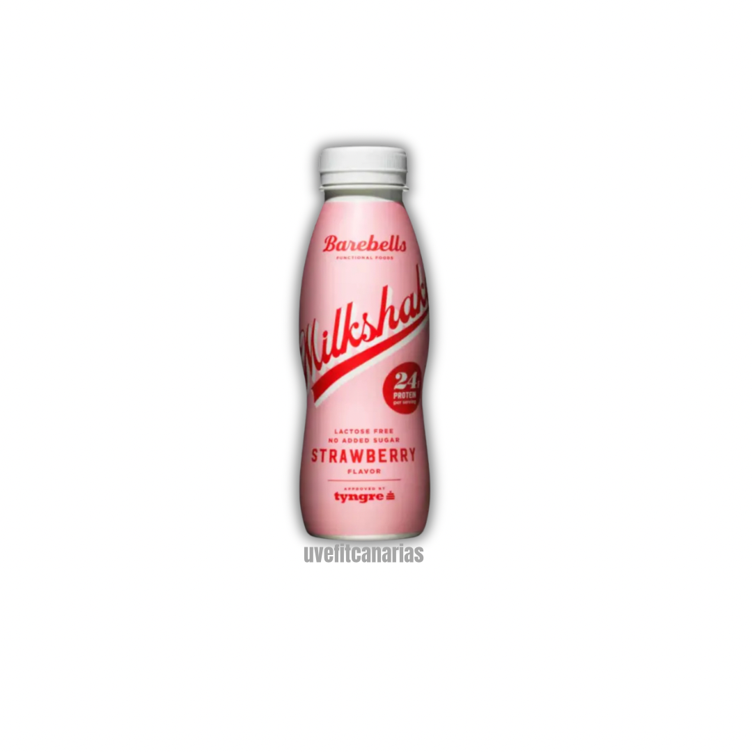 Batido de proteína sin lactosa, Fresa, 24gr proteína - Barebells