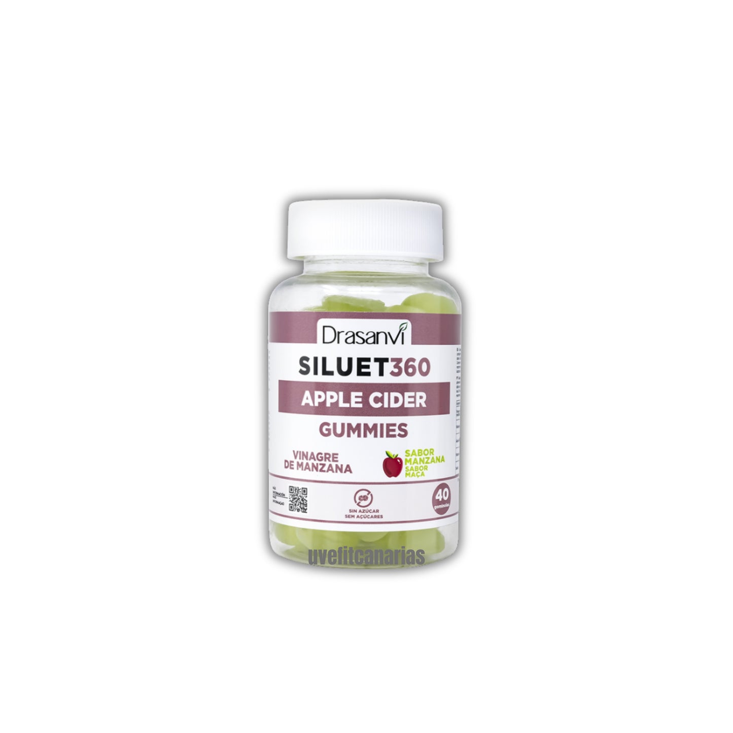 Vinagre de manzana Siluet 360, 40 gominolas - Drasanvi