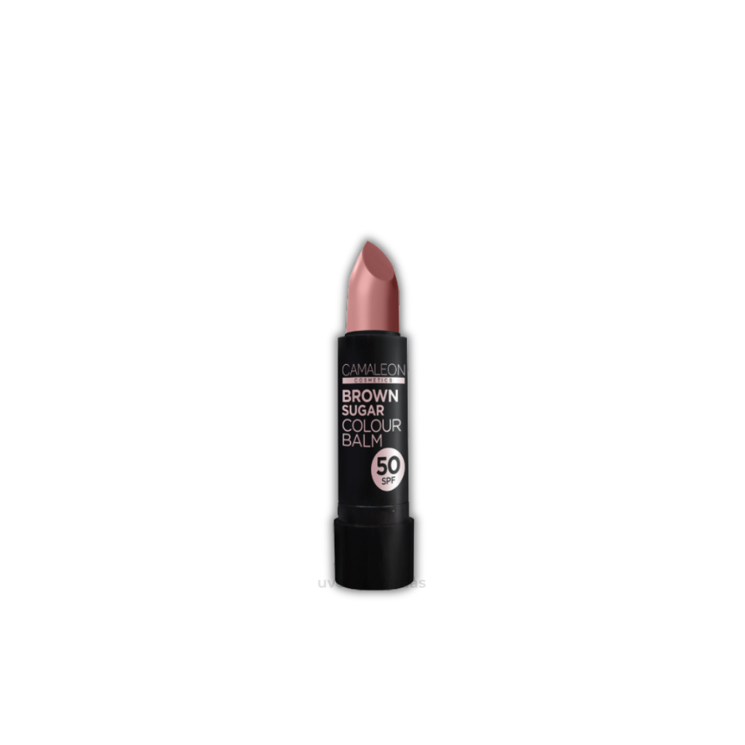 Bálsamo labial color marrón - Camaleon Cosmetics
