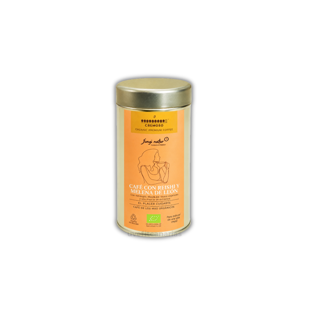 Café con Hongos Reishi y Melena de León, 220gr - Fungi Natur