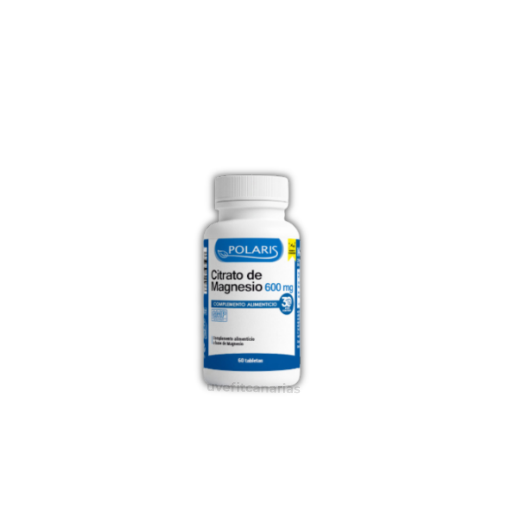 Citrato de Magnesio 600mg, 60tabletas - Polaris