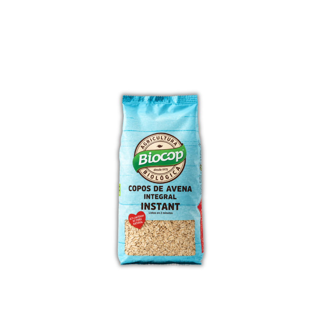 Copos de Avena Integral Instant, 500gr - Biocop