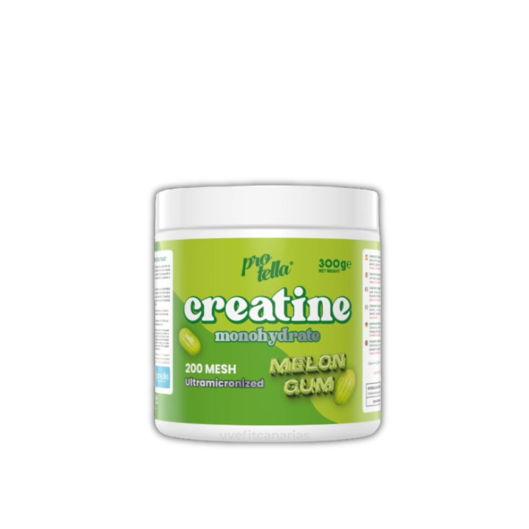 Creatina Creapure, Chicle de Melón, 300gr - Protella