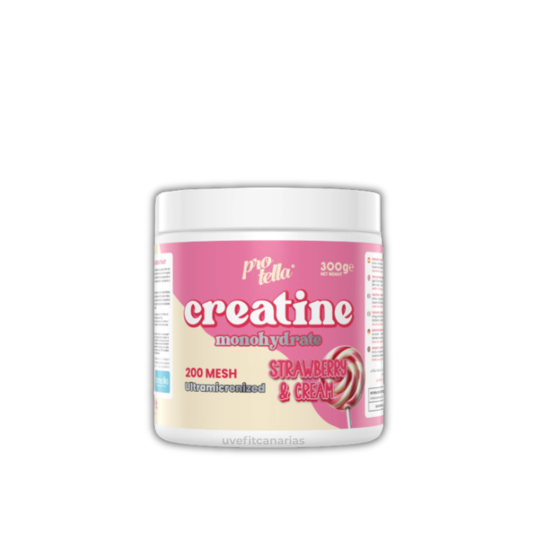 Creatina Mesh 200 Strawberry & Cream, 300g - Protella