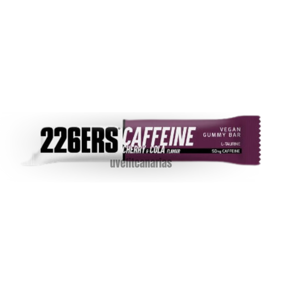 Barrita energética de gominola, Cereza-cola con cafeína, 30g - 226ERS