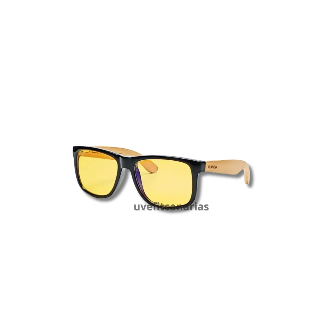 Gafas bloqueadoras de luz azul con lentes amarillas Ruanova Health