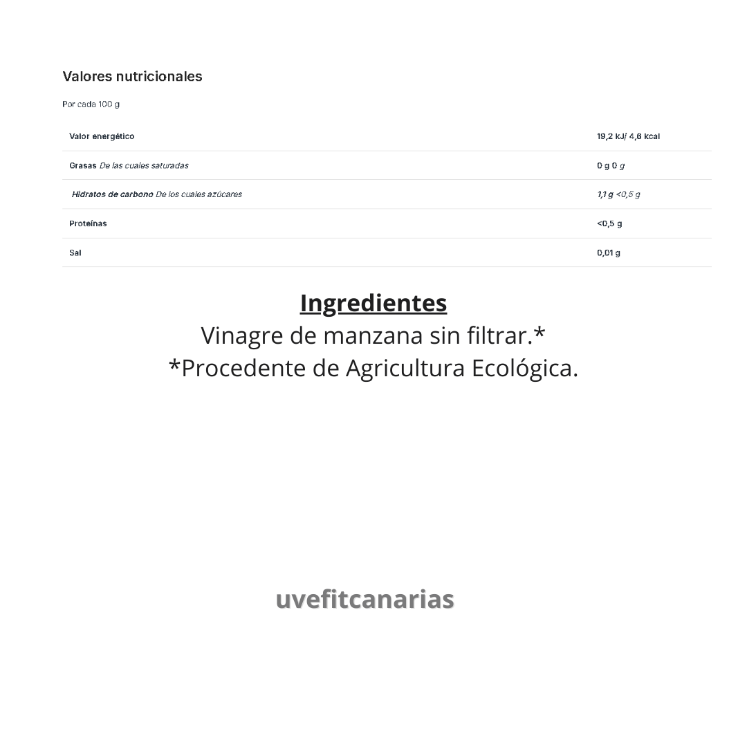 Ingredientes_Vinagre_de_Manzana_sin_filtrar_Drasanvi