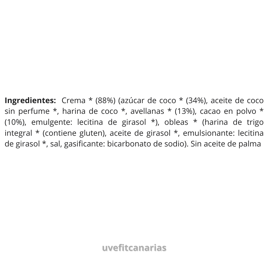 Wafer, Chocolate y avellanas, 30g - Better