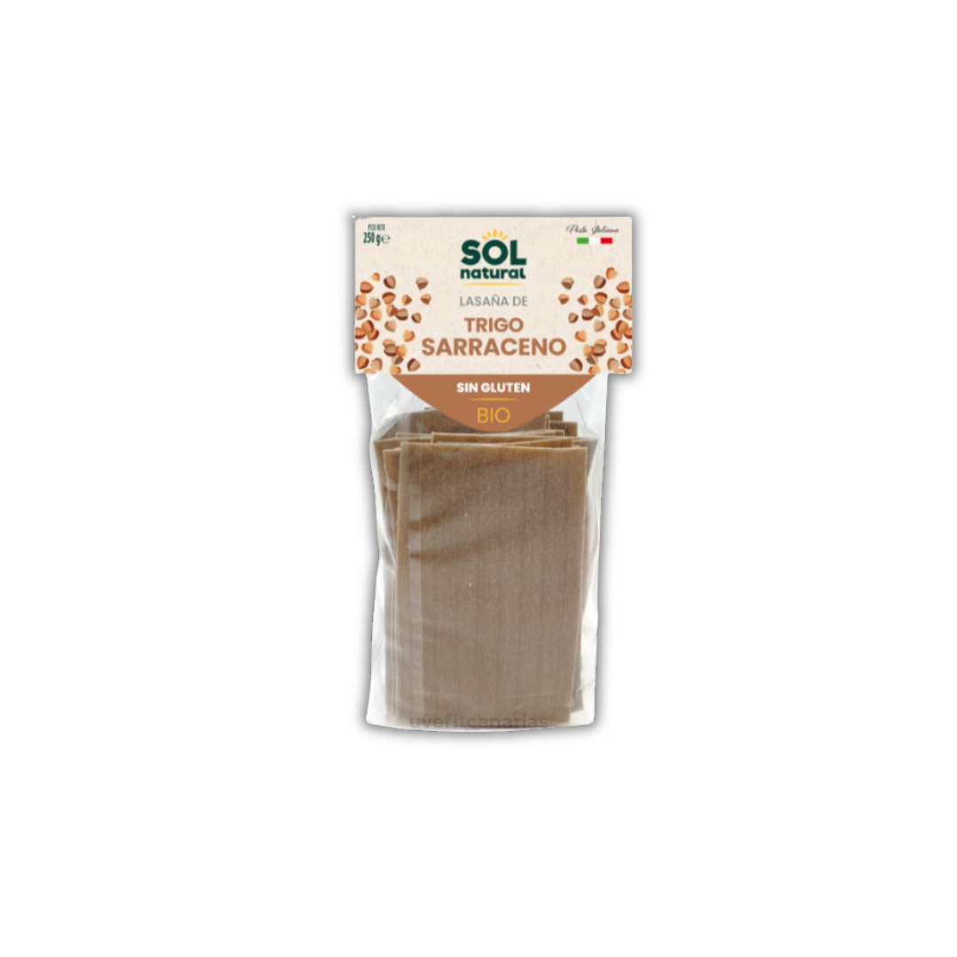 Lasaña de Trigo Sarraceno, 250gr - Sol Natural
