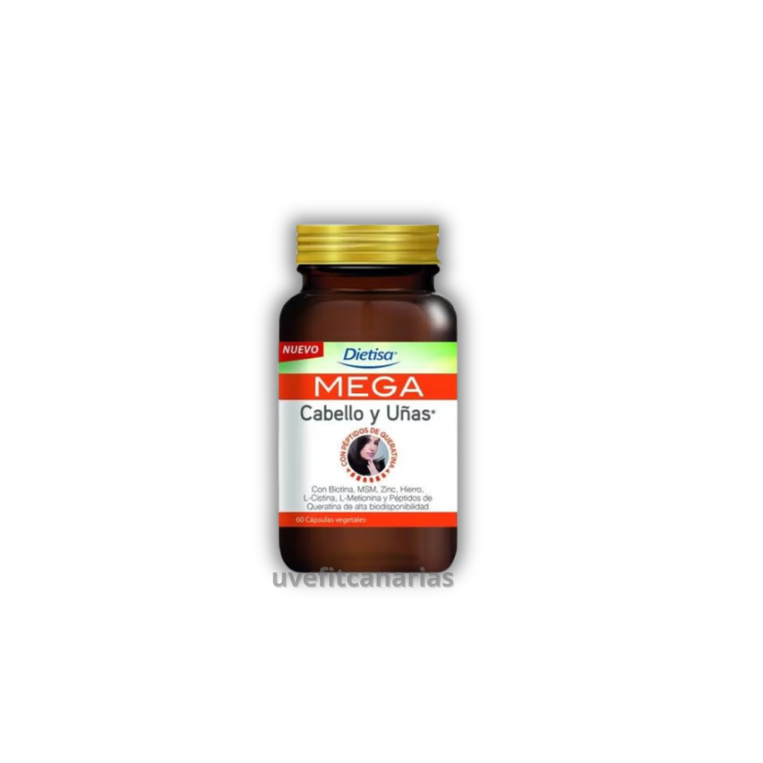 Mega Cabello y Uñas, 60cap - Dielisa