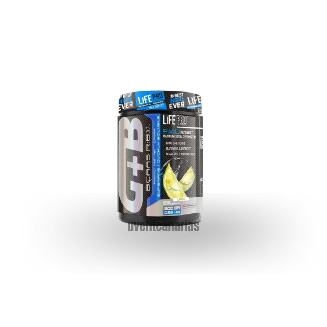 BCAA+ Glutamina Ajinomoto, Limón 300 gr - LifePro