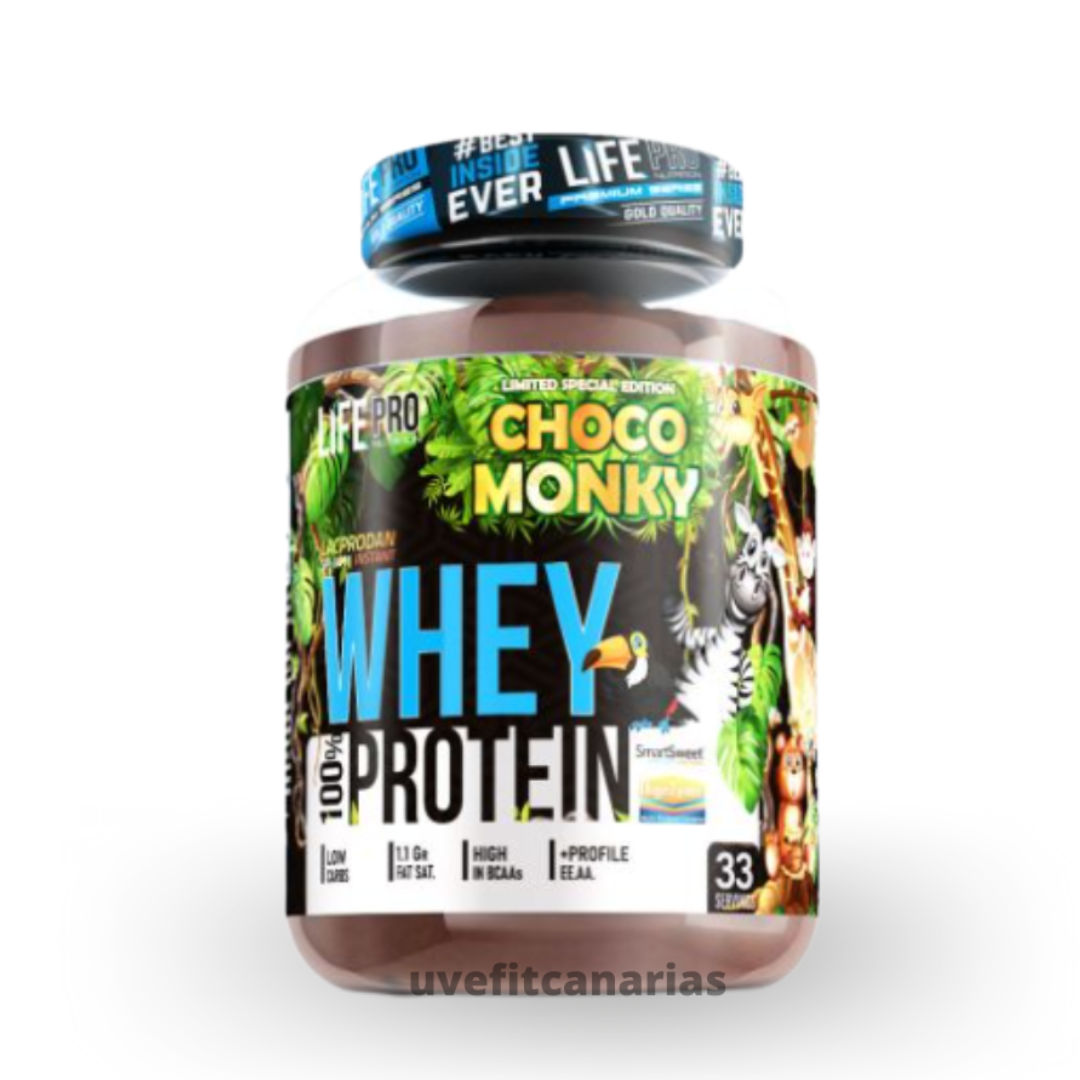 Proteína Whey, Choco Monky 1kg - LifePro
