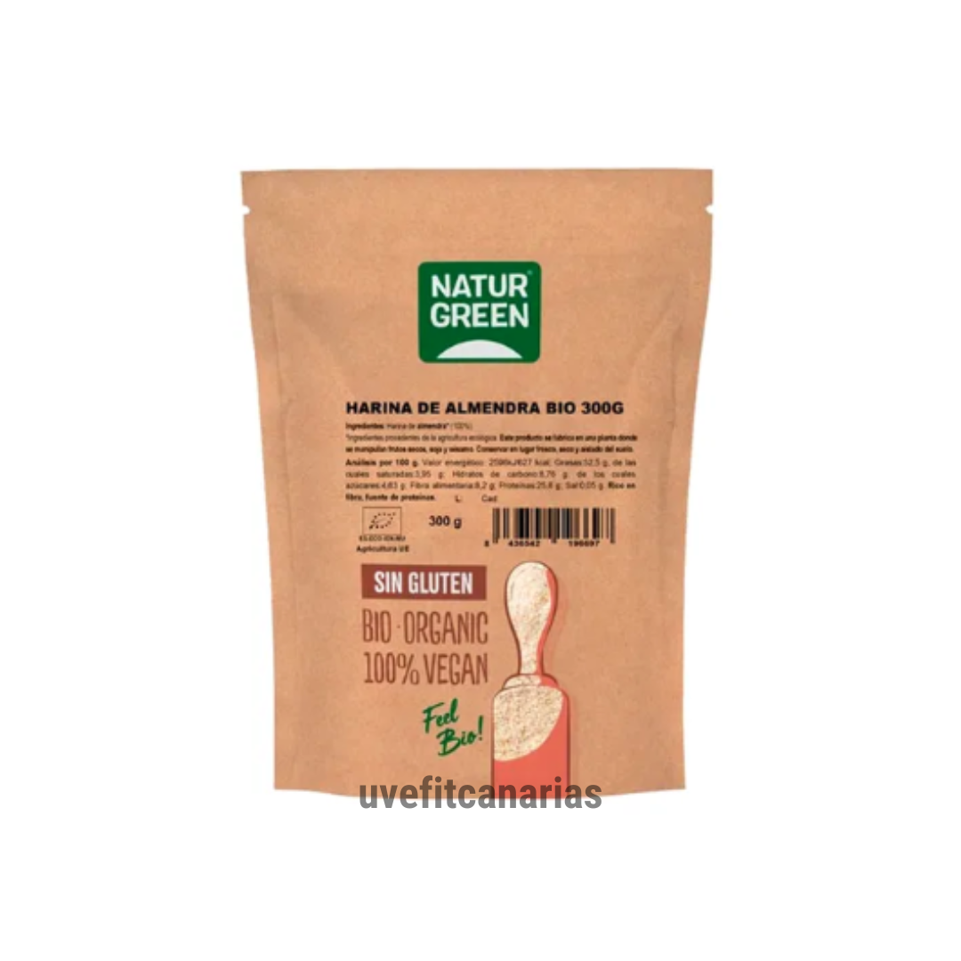 Harina de Almendra Bio, 300 gr - Naturgreen