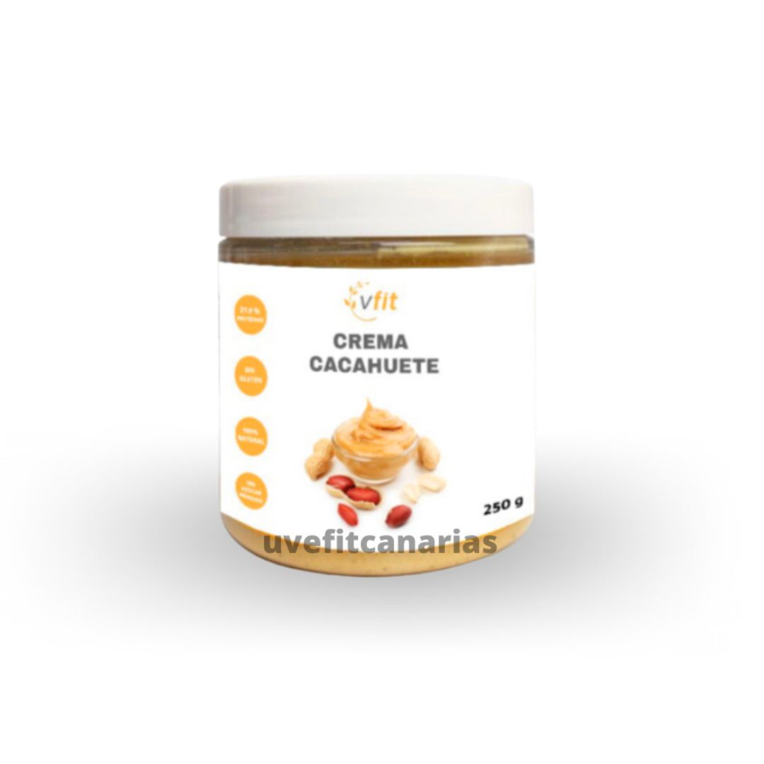 Crema de cacahuete, 250gr - Vfit