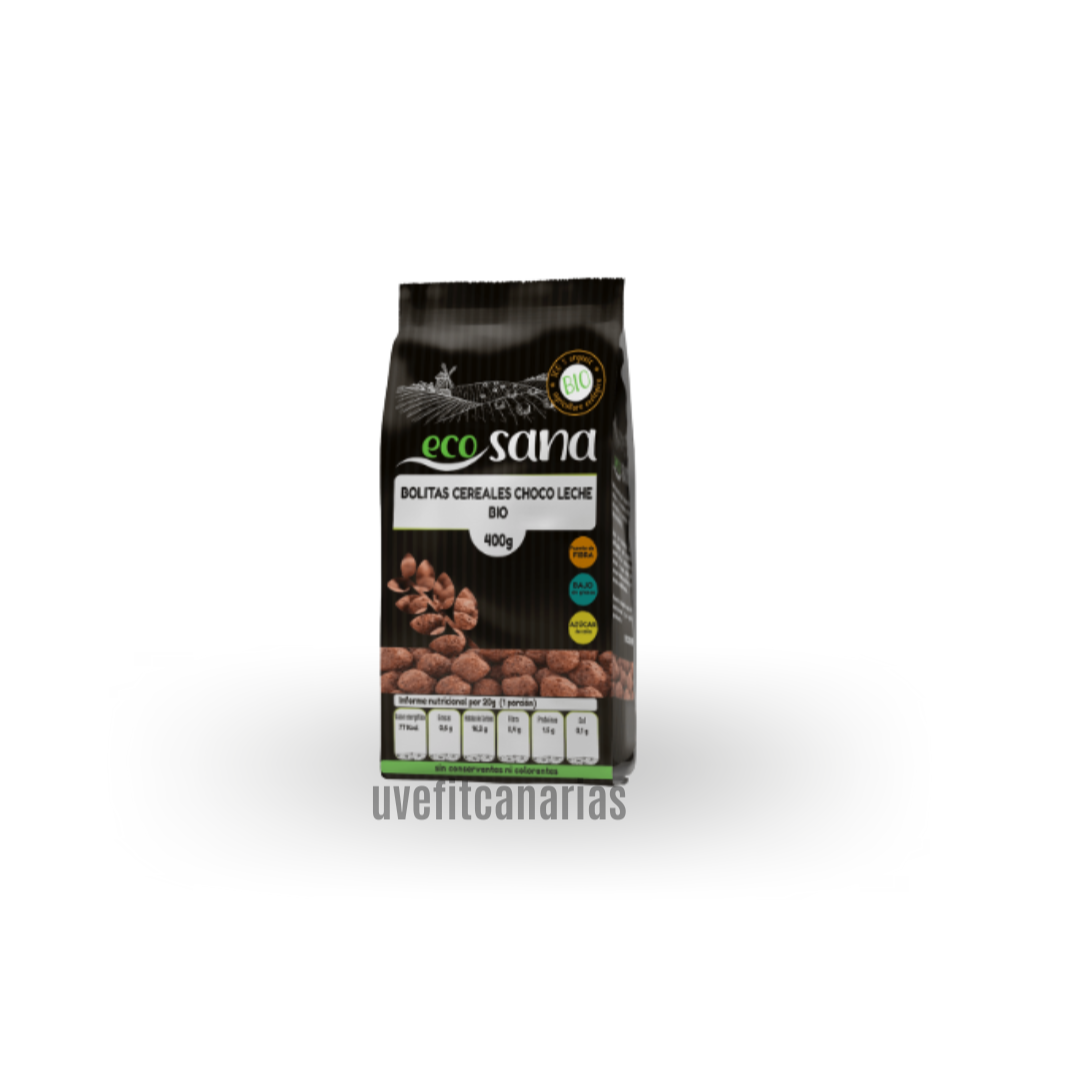 Bolitas de cereales choco leche, Bio 400gr - EcoSana