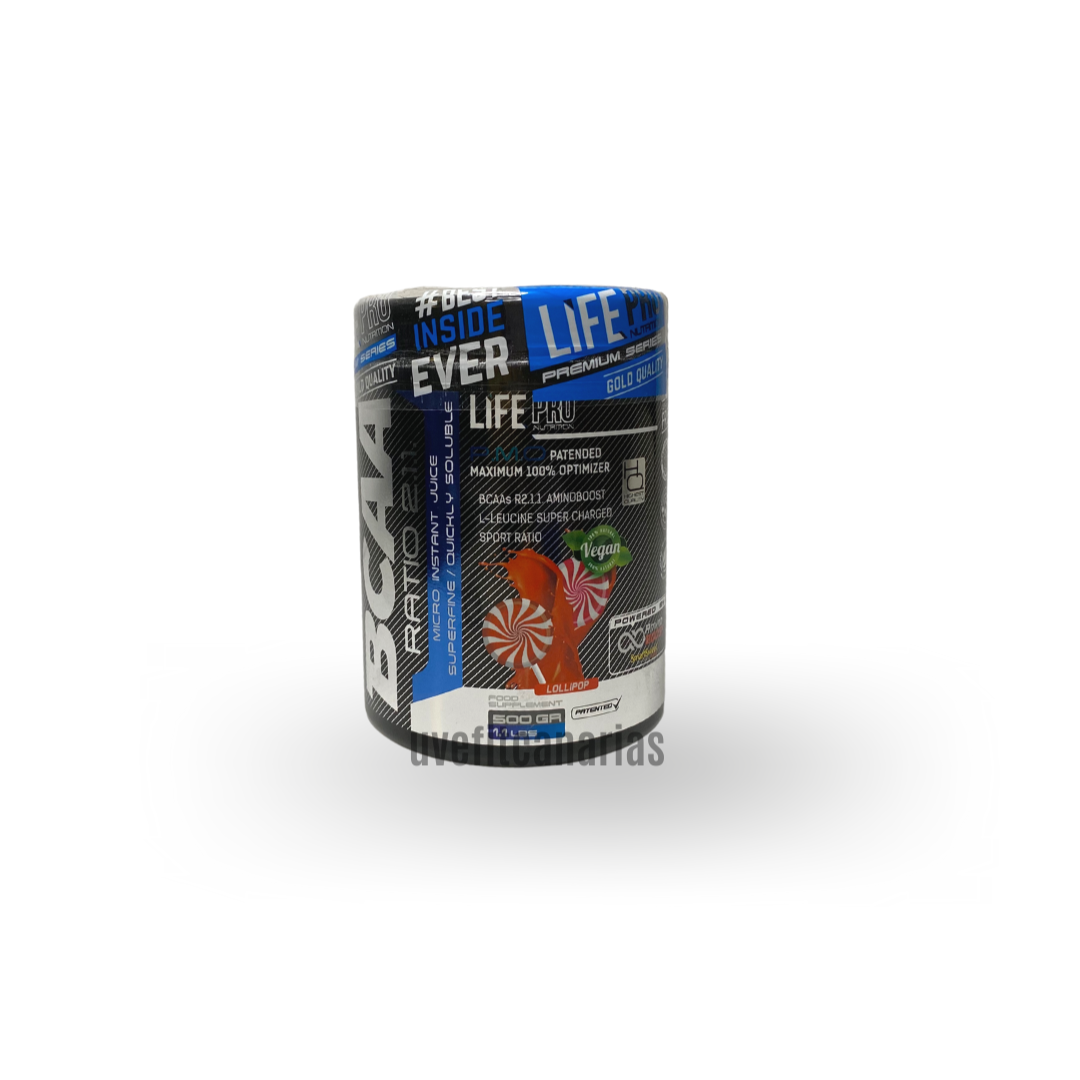 BCAA 2:1:1, Lollipop 500gr - LifePro