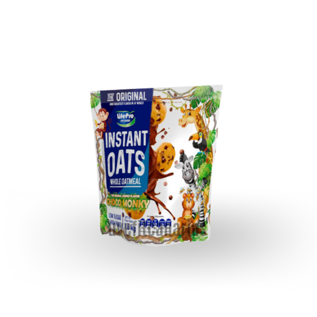 Harina de avena Choco Monky, 1.6kg - LifePro