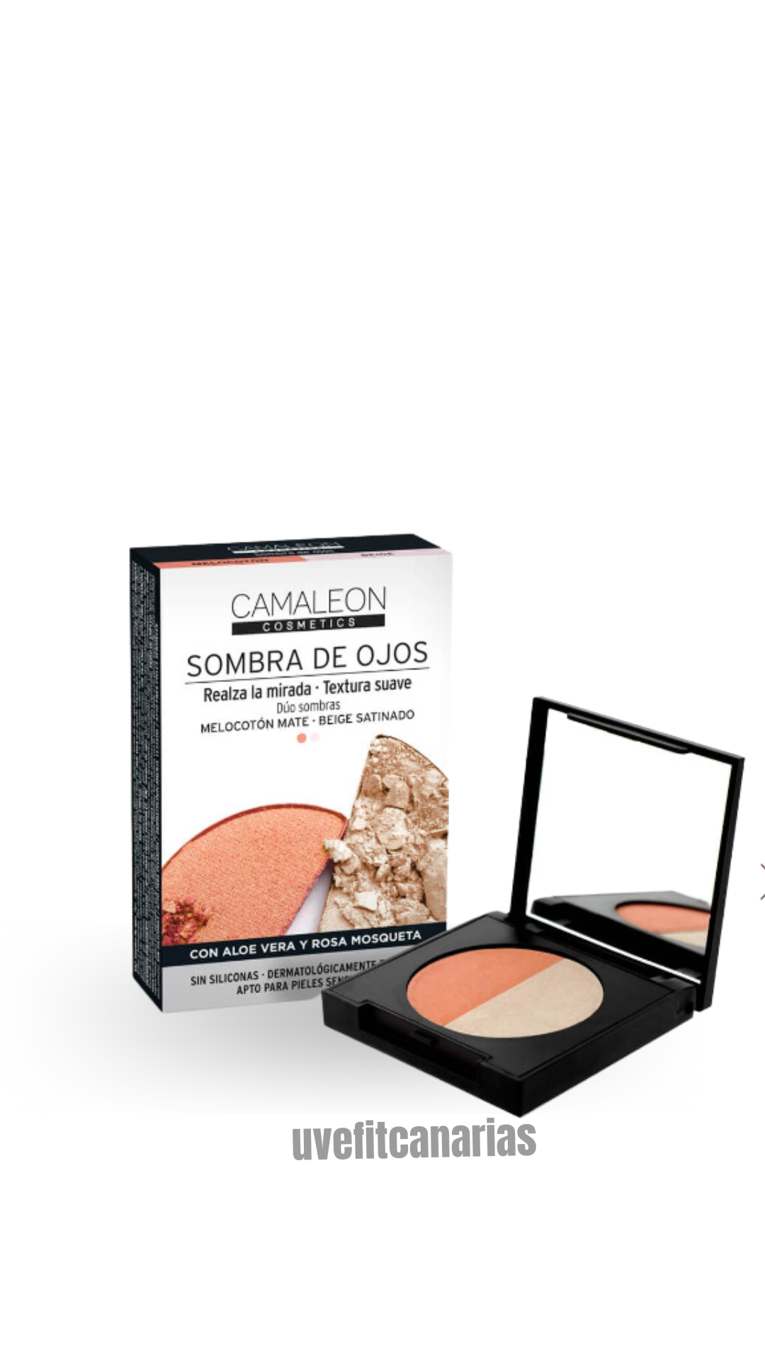 Sombra de ojos beige y melocotón - Camaleon