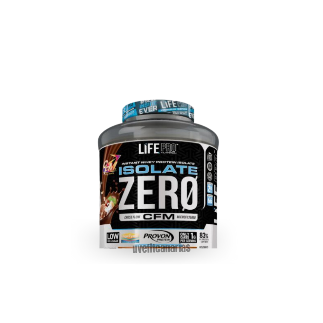 Proteína Isolate Zero, Chocolate con cacahuete, 2kg - LifePro
