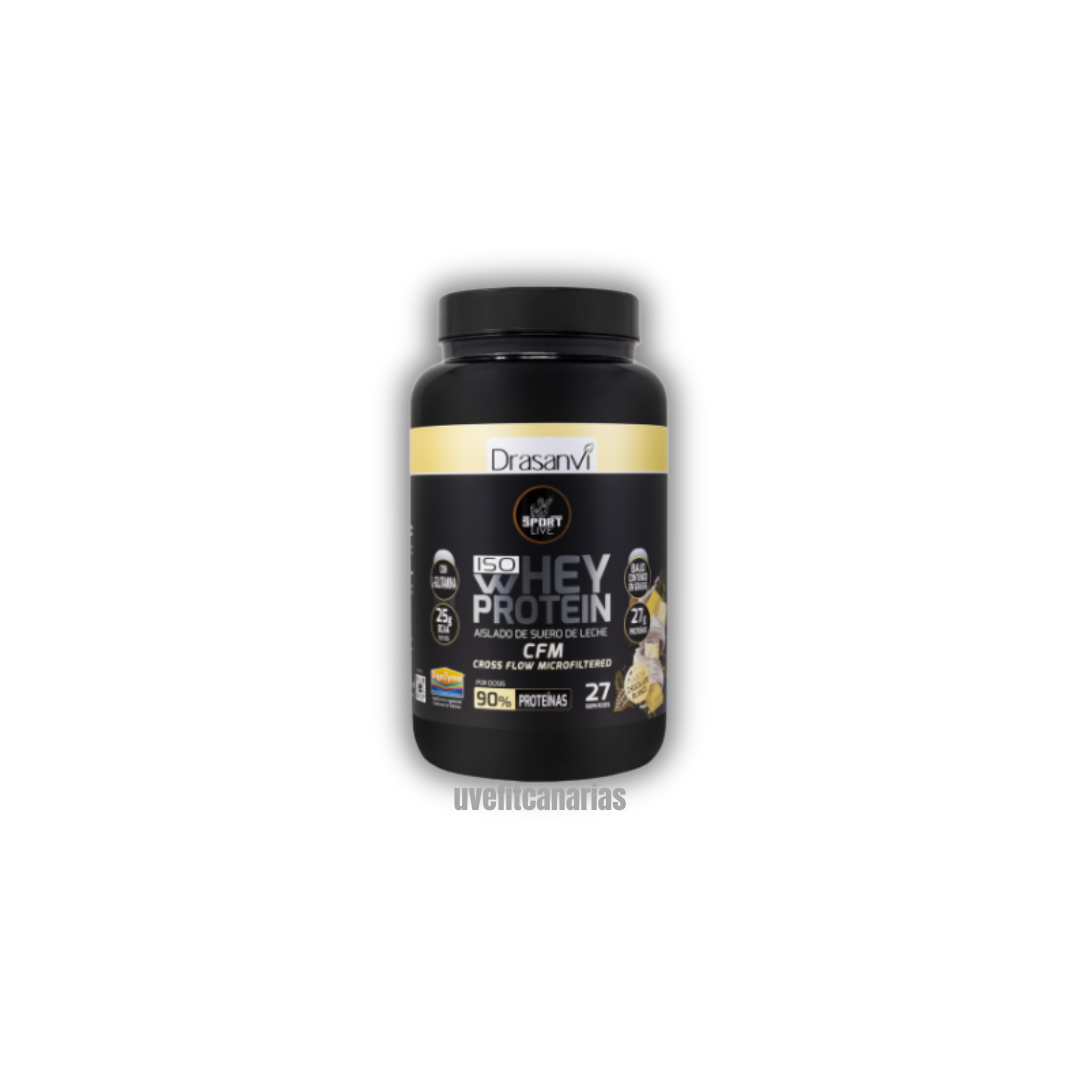 Proteína IsoWhey, Chocolate Blanco, 800gr - Drasanvi