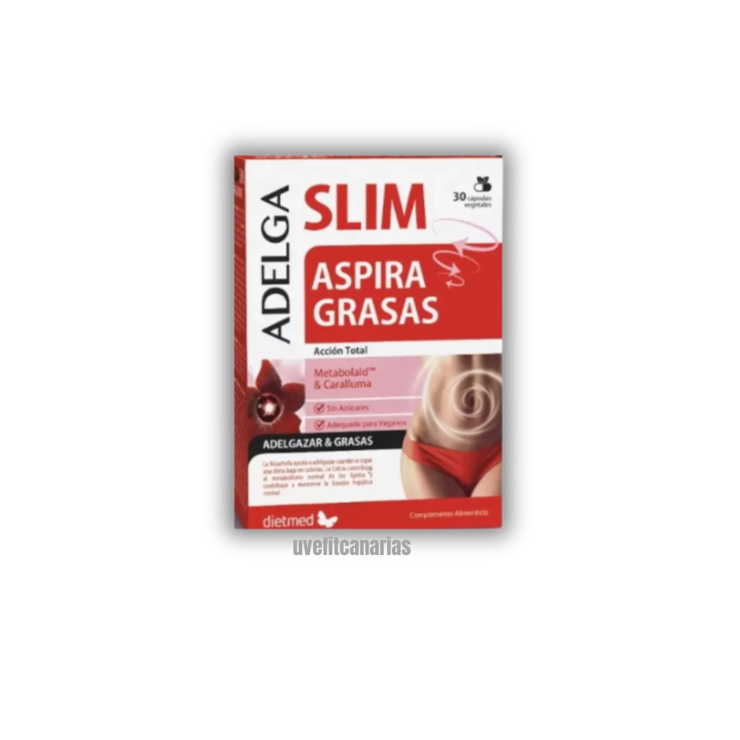 Adelga Slim, Aspira Gorduras, 30 cap - Dietmed