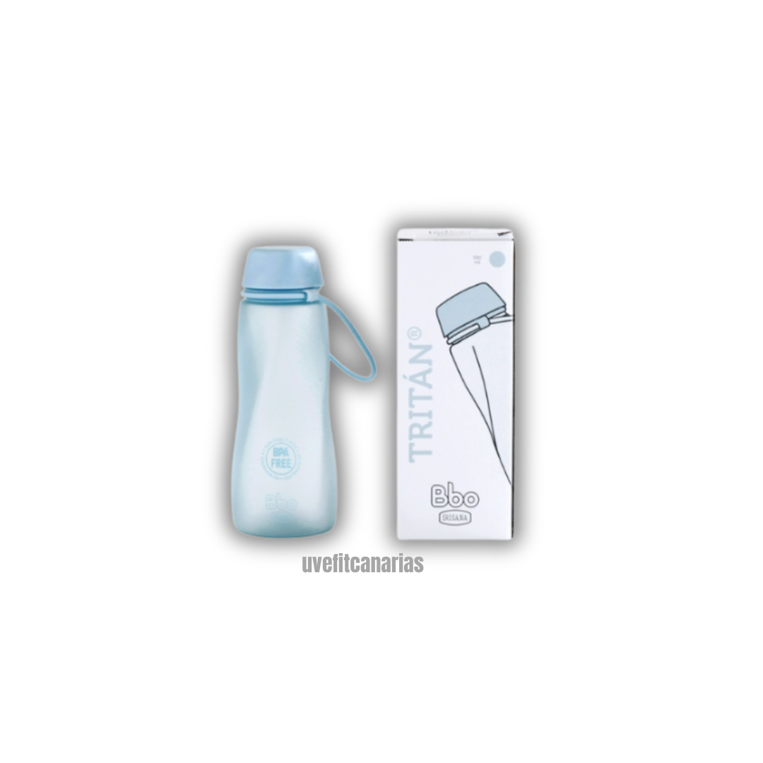 Botella Tritán reutilizable, Azul, 550ml - Irisana