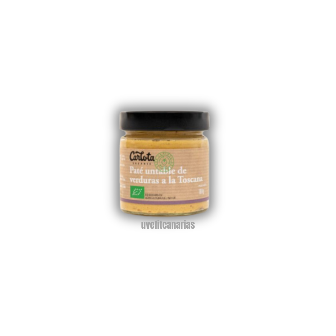 Paté untable de verduras estilo toscana, 180g - Carlota
