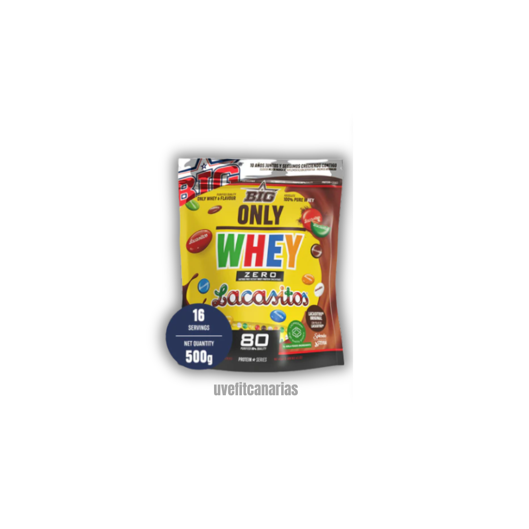 Proteína, Only Whey Zero, Lacasitos 500g - BIG
