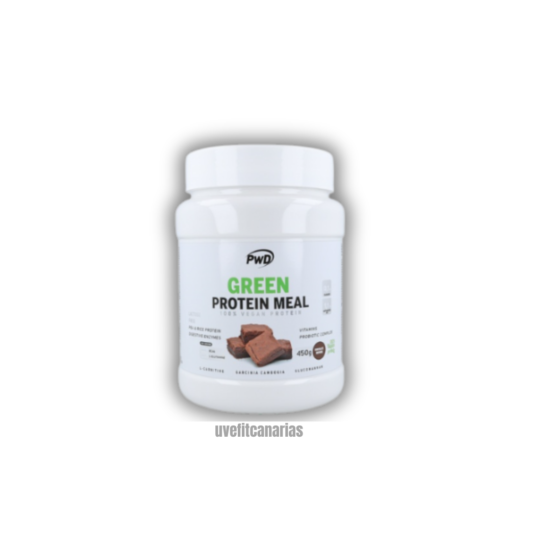 Green Protein, Caseína Vegana, Brownie, 450gr - PWD