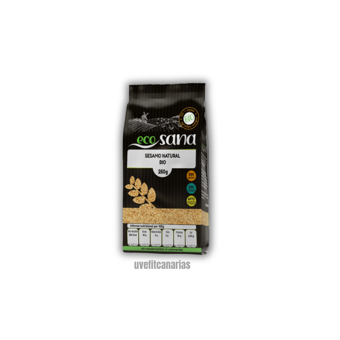 Semilla de sésamo tostado, 250 g - Ecosana