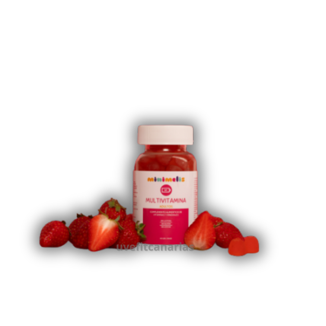 Gummies Multivitamínico, Fresa, 60gummies - Minimelis