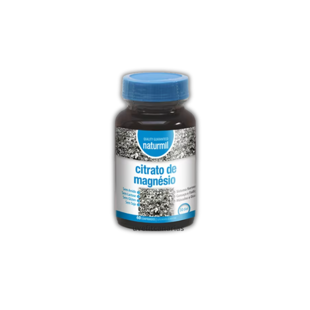Citrato de Magnesio, 1000mg, 60comp - Naturmil