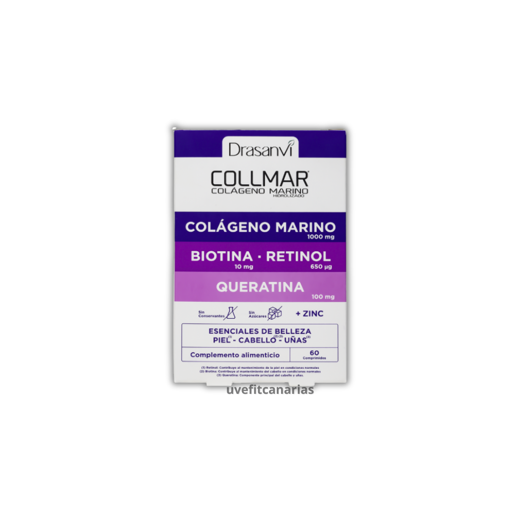 Collmar Colágeno Belleza, 60comp - Drasanvi