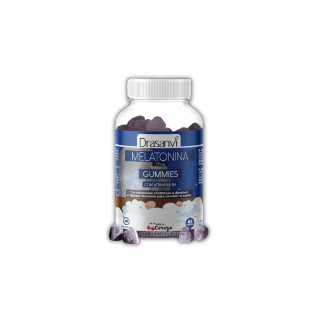 Melatonina Gummies con Vitamina B6, 45 gomas, 1,9 mg - Drasanvi