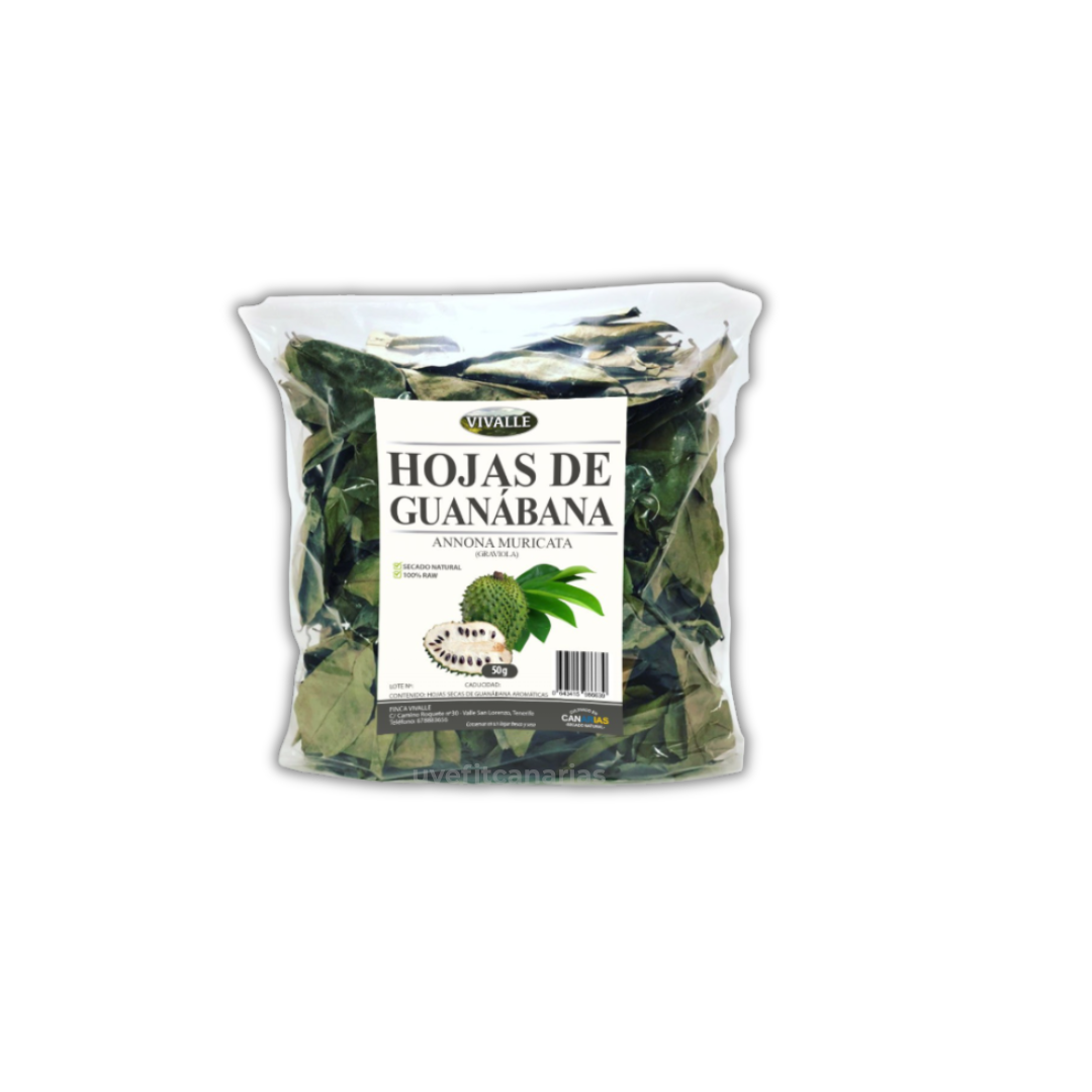 Hojas de Guanábana, 50gr - Vivalle