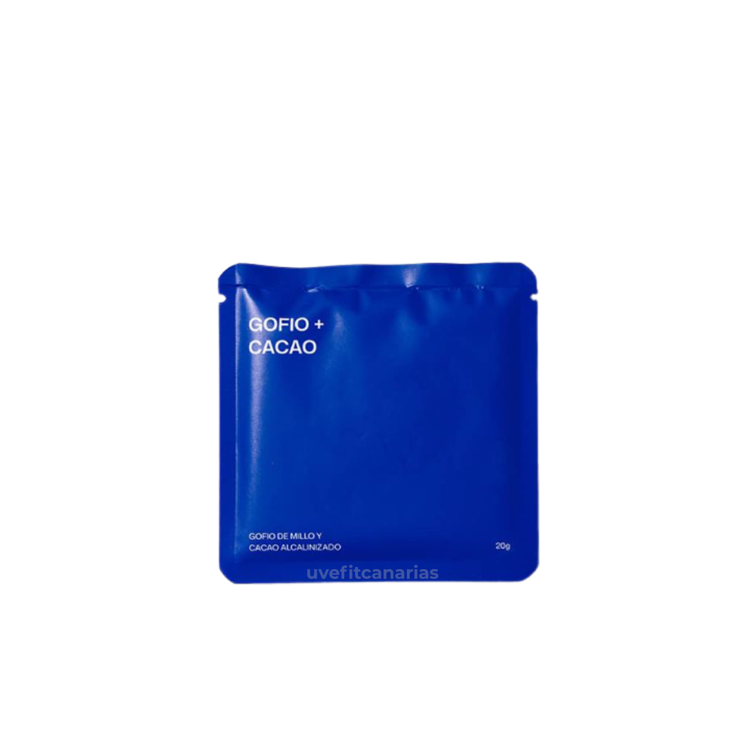 Monodosis Gofio + cacao, 20gr - GofioAzul