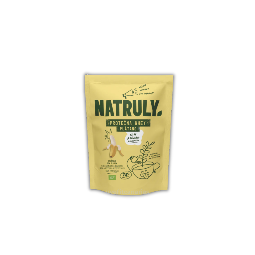 Proteína Whey, Plátano 350gr - Natruly