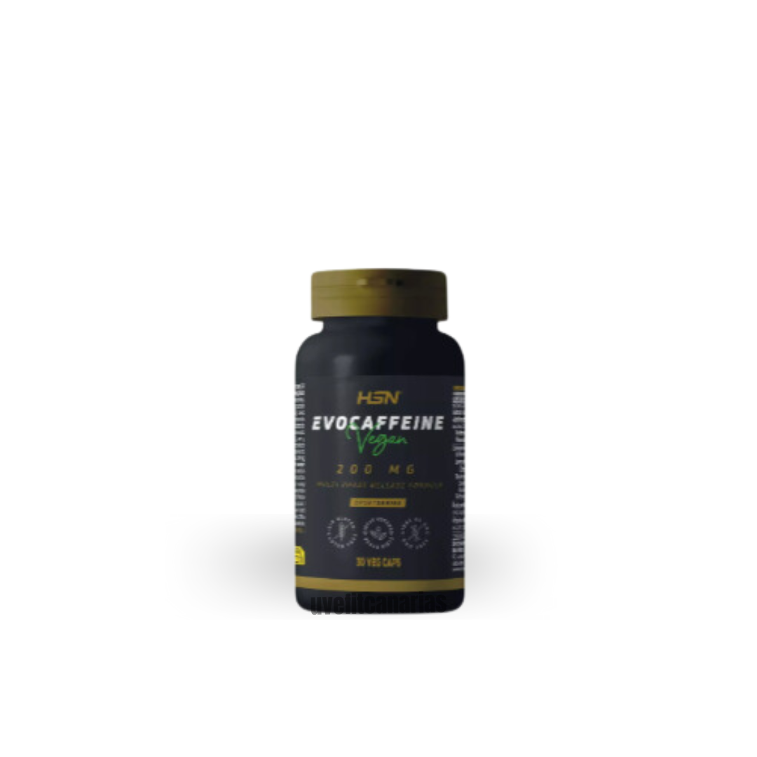 Cafeína vegan, 200mg 30cap - HSN