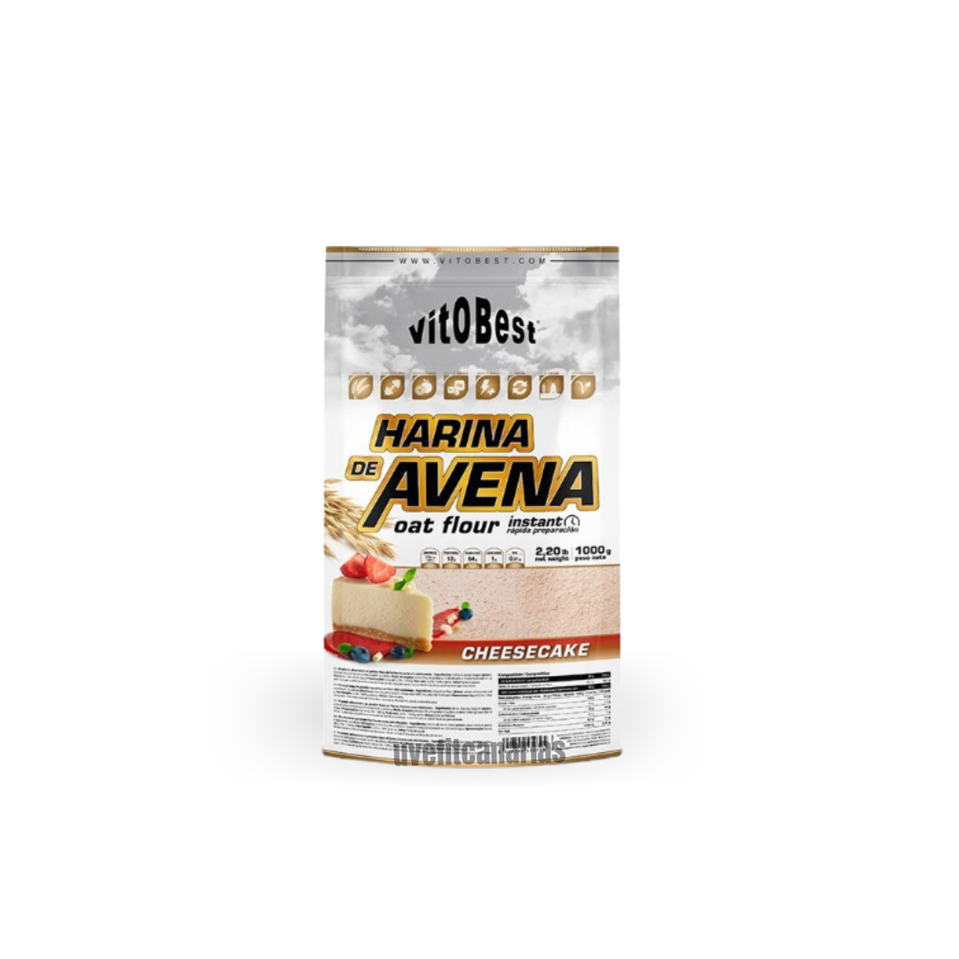 Harina de avena, tarta de queso, 1kg - VitoBest