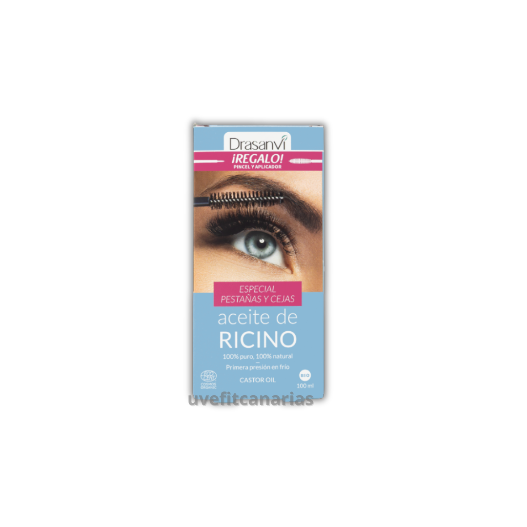 Aceite de Ricino, especial pestañas y cejas, 100ml - Drasanvi