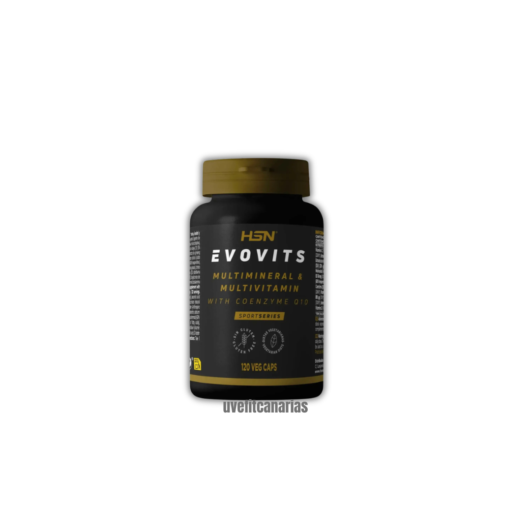 Multivitamínico Evovits con coenzima Q10, 120cap - HSN