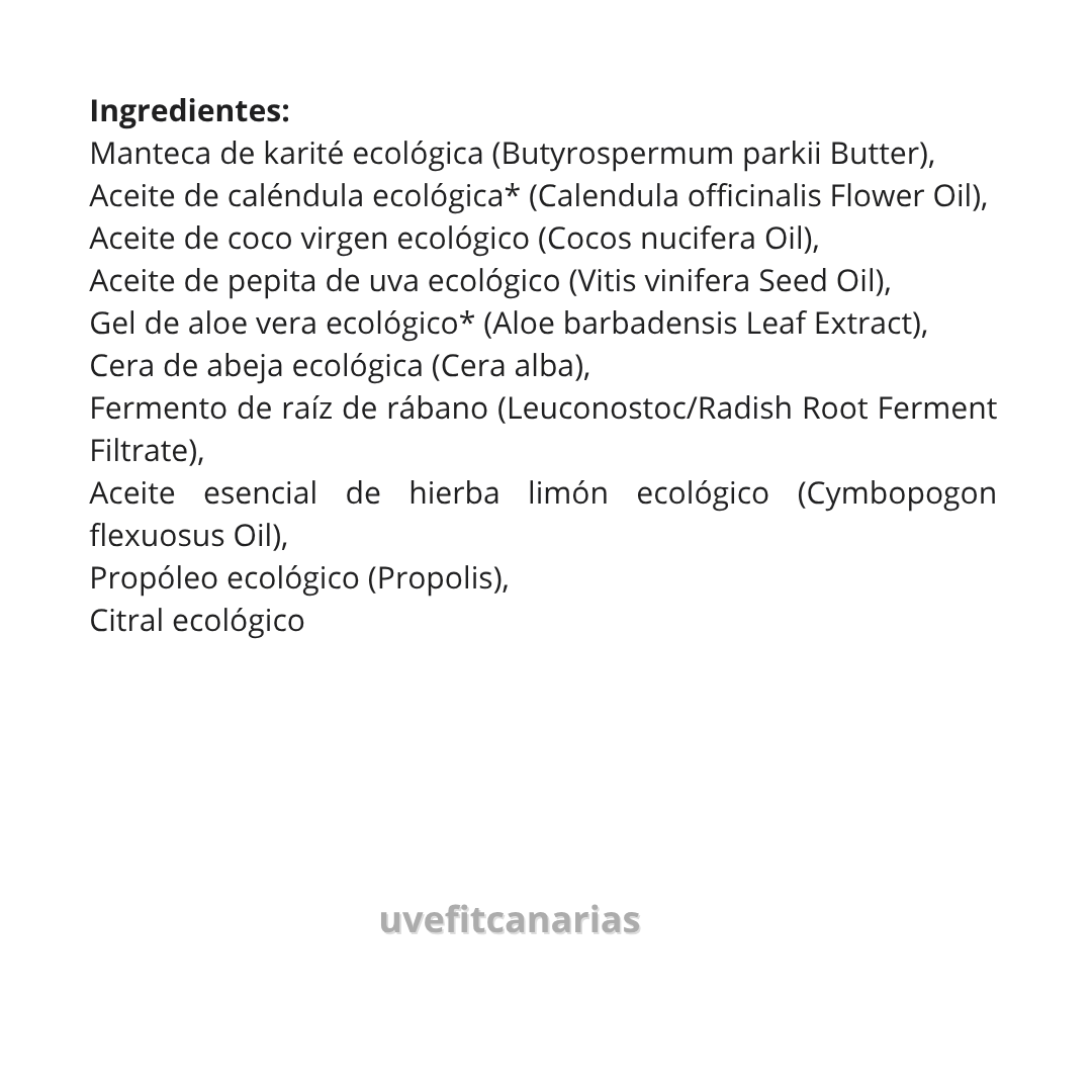 Crema facial Lemongrass, Piel seca, 50ml - Maybeez