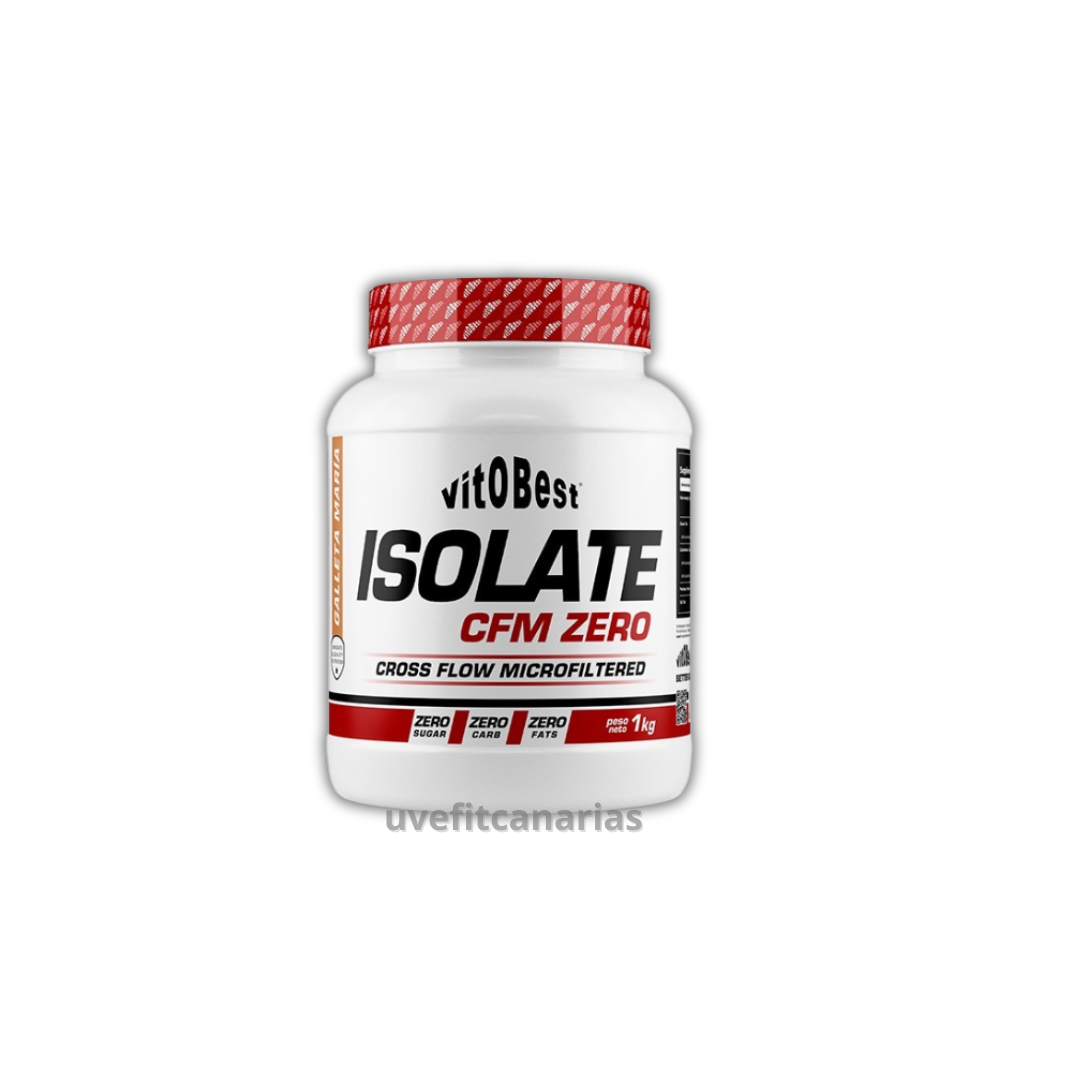 Proteína Isolate CFM Zero, Galleta María, 1kg - Vitobest