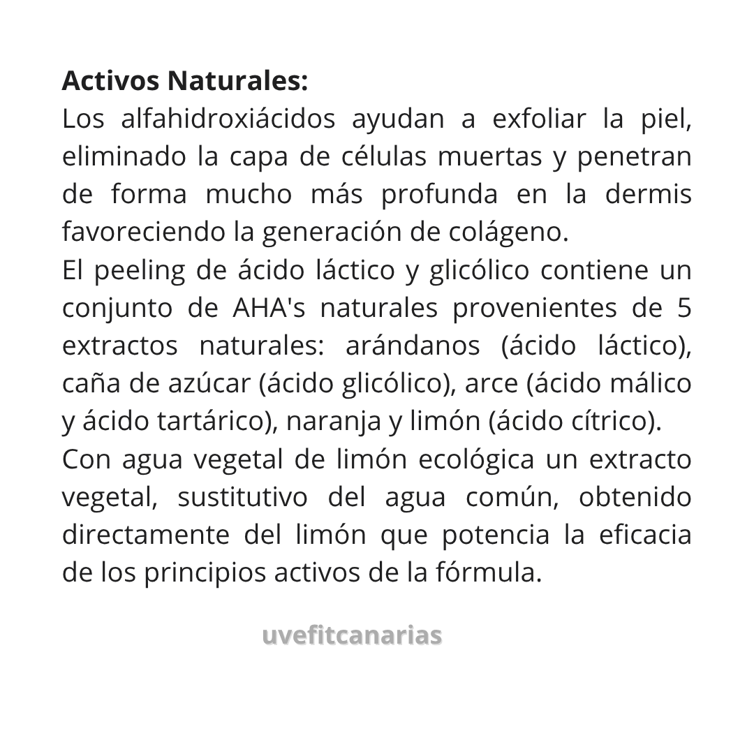 Sérum facial de Láctico y Glicólico, 15 ml - Camaleon