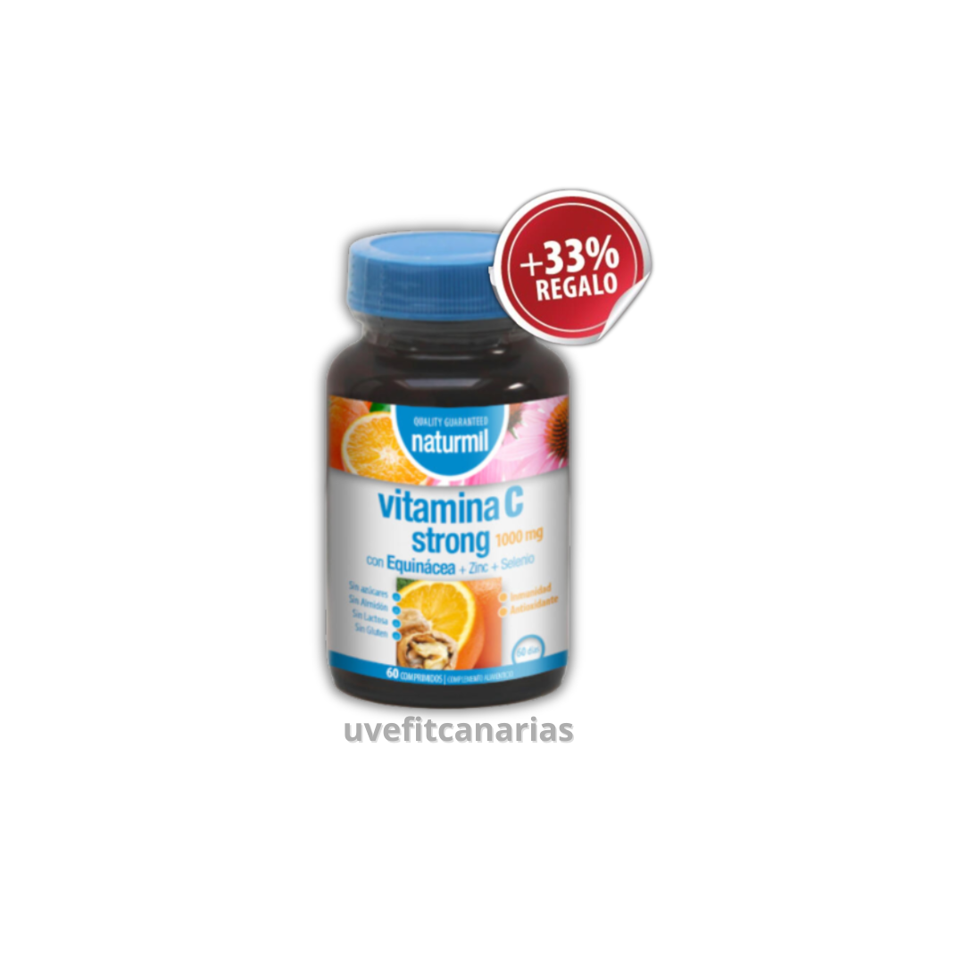 Vitamina C Strong , 1000 mg, 60+ 20 comp - Naturmil