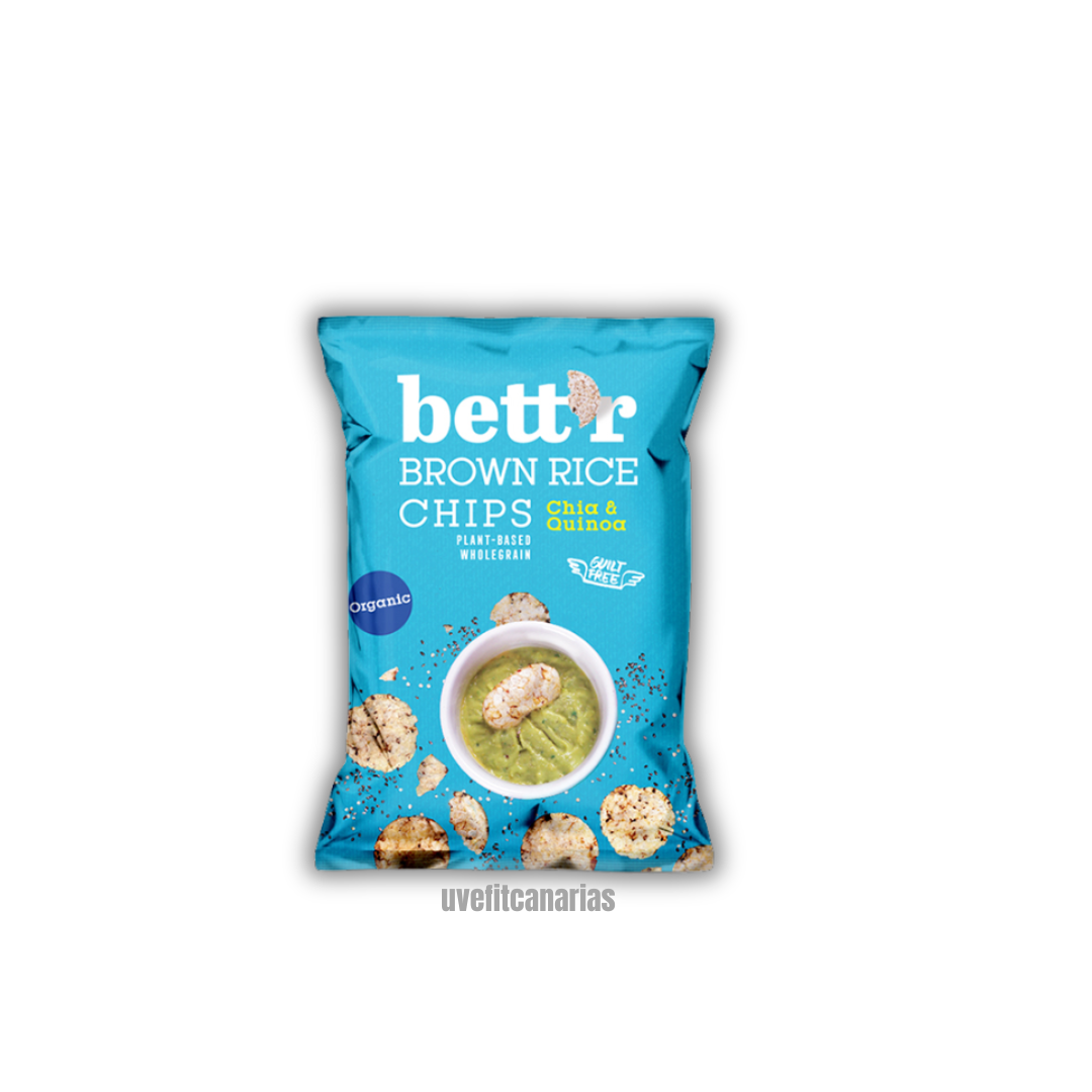 Chips de arroz de Quinoa y Chia 60gr - Bett´r