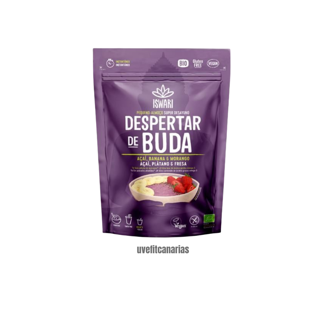 Despertar de Buda, Açaí, plátano y fresa, 360gr - Iswari
